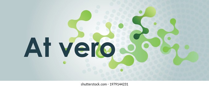 Modern Molecules Green. Abstract Tech Background. Futuristic Design. Technology Background