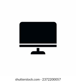 modern monitor or TV vector icon design template