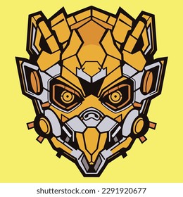 Modern monkey face logo and t-shirt vector design