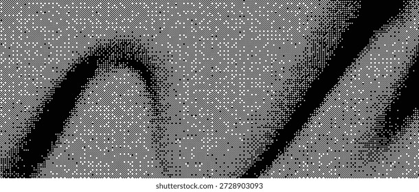 Modern Monochrome Dither Background for Creative Projects