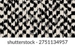 Modern monochrome geometric seamless pattern. 90s hipster vibe to book covers, trendy flyers, and stylish textile patterns. Vector illustration