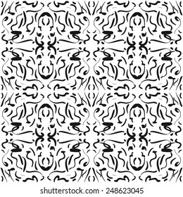 Modern monochrome seamless pattern