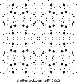 Modern monochrome seamless pattern