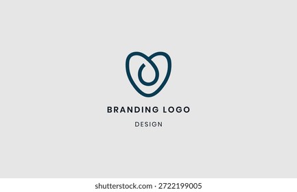 Modern Monogram hard logo symbol