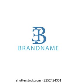 Plantilla de diseño de logotipo para la letra inicial de monograma moderno
