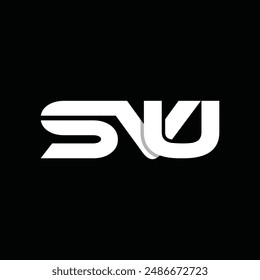 Modern Monogram Initial SVU Creative Business Simple Design Logo