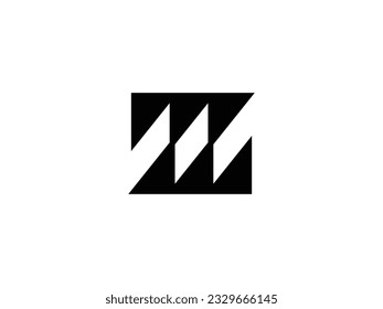 modern monogram letter Z logo design
