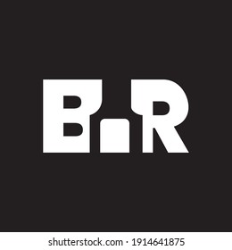 Modern monogram logo concept. The writing BAR. Project templates, business cards. Vector illustration.