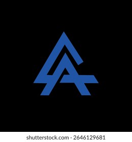 Design Moderno Do Logotipo Monograma Com Letras.