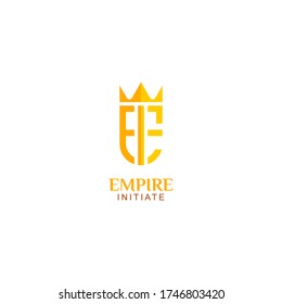 Modern Monogram Logo E Letter Combination Stock Vector (Royalty Free ...