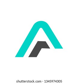 modern monogram logo - letter P