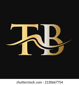 Modern Monogram TB Logotype Vector Template. Initial Letter TB Logo Design Sign