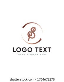 Modelo moderno de logotipo de tipo de letra en línea S, logotipo vectorial para identidad empresarial y de empresa 