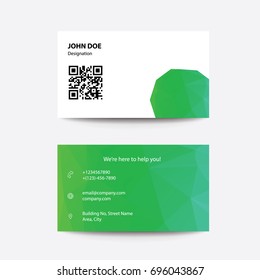 Modern Monopoly Style Business Card - Green