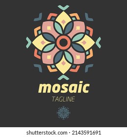 Modern Mosaic Logo Design Concept