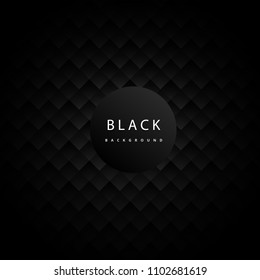 Modern Mosaic Pattern Black Background Vector Image
