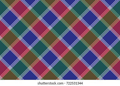 Modern mosaic plaid pixel seamless pattern. Vector illustration.