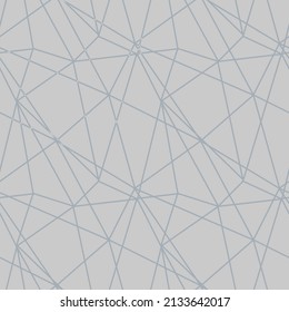 modern mosaic seamless pattern with pastel color abstract triangles and thin lines