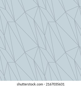 modernes Mosaik-nahtloses Muster mit abstrakten, pastellfarbenen Dreiecken und dünnen Linien