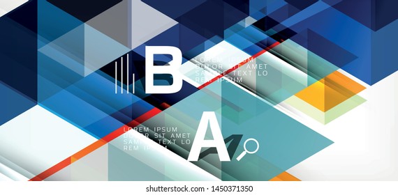 Modern mosaic triangle template background, great design for any purposes. Abstract geometric graphic design triangle pattern. Geometric line pattern. Abstract texture.