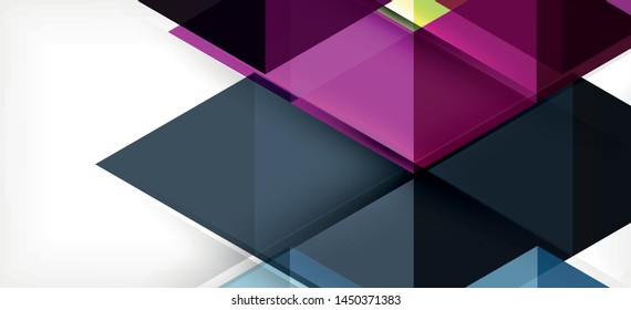 Modern mosaic triangle template background, great design for any purposes. Abstract geometric graphic design triangle pattern. Geometric line pattern. Abstract texture.