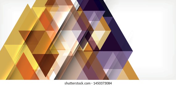 Modern mosaic triangle template background, great design for any purposes. Abstract geometric graphic design triangle pattern. Geometric line pattern. Abstract texture.