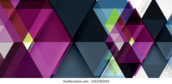 Modern mosaic triangle template background, great design for any purposes. Abstract geometric graphic design triangle pattern. Geometric line pattern. Abstract texture.
