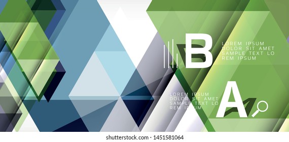 Modern mosaic triangle template background, great design for any purposes. Abstract geometric graphic design triangle pattern. Geometric line pattern. Abstract texture.