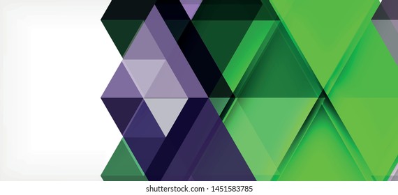 Modern mosaic triangle template background, great design for any purposes. Abstract geometric graphic design triangle pattern. Geometric line pattern. Abstract texture.