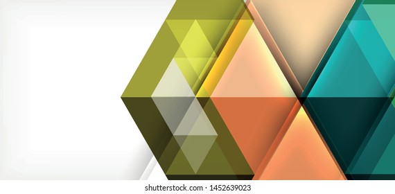 Modern mosaic triangle template background, great design for any purposes. Abstract geometric graphic design triangle pattern. Geometric line pattern. Abstract texture.
