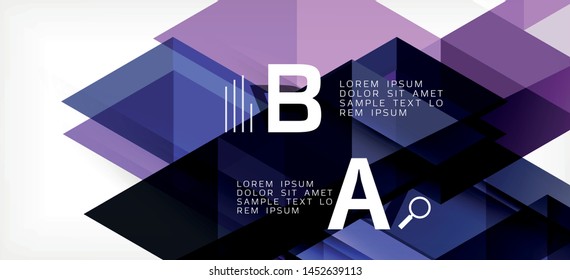 Modern mosaic triangle template background, great design for any purposes. Abstract geometric graphic design triangle pattern. Geometric line pattern. Abstract texture.