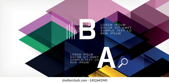 Modern mosaic triangle template background, great design for any purposes. Abstract geometric graphic design triangle pattern. Geometric line pattern. Abstract texture.