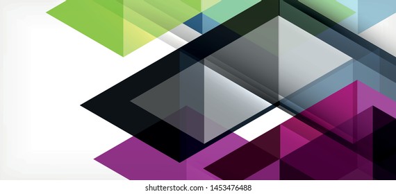 Fondo de plantilla de triángulo de mosaico moderno, gran diseño para cualquier propósito. Resumen del patrón de triángulo de diseño gráfico geométrico. Patrón de línea geométrica. Textura abstracta.