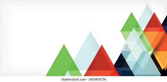 Modern mosaic triangle template background, great design for any purposes. Abstract geometric graphic design triangle pattern. Geometric line pattern. Abstract texture.