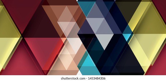 Modern mosaic triangle template background, great design for any purposes. Abstract geometric graphic design triangle pattern. Geometric line pattern. Abstract texture.