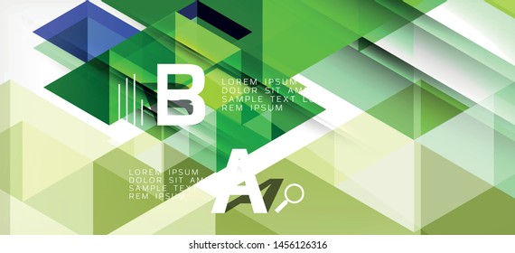 Modern mosaic triangle template background, great design for any purposes. Abstract geometric graphic design triangle pattern. Geometric line pattern. Abstract texture.