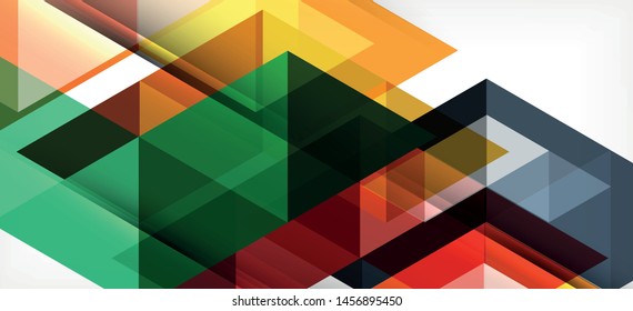 Modern mosaic triangle template background, great design for any purposes. Abstract geometric graphic design triangle pattern. Geometric line pattern. Abstract texture.