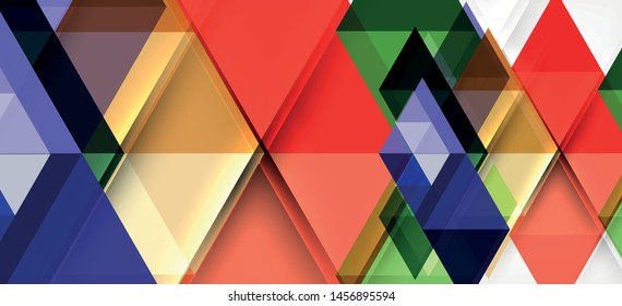 Modern mosaic triangle template background, great design for any purposes. Abstract geometric graphic design triangle pattern. Geometric line pattern. Abstract texture.