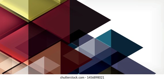 Modern mosaic triangle template background, great design for any purposes. Abstract geometric graphic design triangle pattern. Geometric line pattern. Abstract texture.