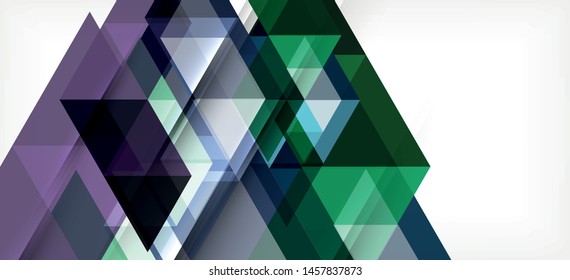 Modern mosaic triangle template background, great design for any purposes. Abstract geometric graphic design triangle pattern. Geometric line pattern. Abstract texture.