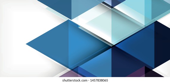 Moderner Mosaik-Dreieck-Template-Hintergrund, großartiges Design für jeden Zweck. Abstraktes geometrisches Design-Dreieck-Muster. Geometrisches Zeilenmuster. Abstrakte Textur.