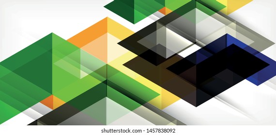 Fondo de plantilla de triángulo de mosaico moderno, gran diseño para cualquier propósito. Resumen del patrón de triángulo de diseño gráfico geométrico. Patrón de línea geométrica. Textura abstracta.