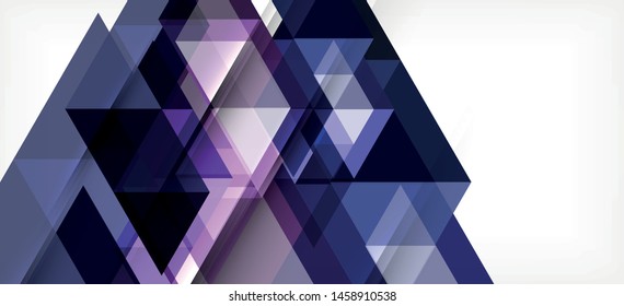 Modern mosaic triangle template background, great design for any purposes. Abstract geometric graphic design triangle pattern. Geometric line pattern. Abstract texture.