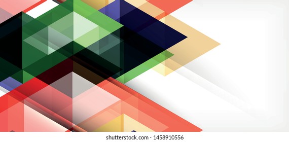 Modern mosaic triangle template background, great design for any purposes. Abstract geometric graphic design triangle pattern. Geometric line pattern. Abstract texture.