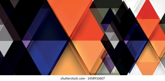 Modern mosaic triangle template background, great design for any purposes. Abstract geometric graphic design triangle pattern. Geometric line pattern. Abstract texture.