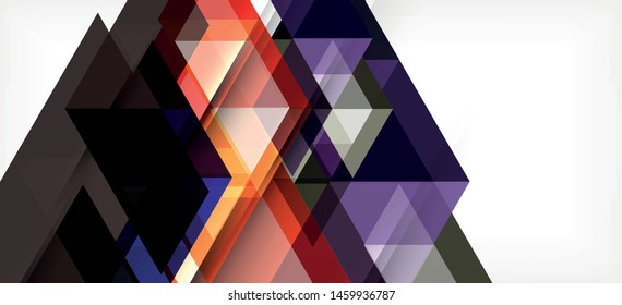 Modern mosaic triangle template background, great design for any purposes. Abstract geometric graphic design triangle pattern. Geometric line pattern. Abstract texture.