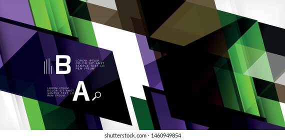 Modern mosaic triangle template background, great design for any purposes. Abstract geometric graphic design triangle pattern. Geometric line pattern. Abstract texture.