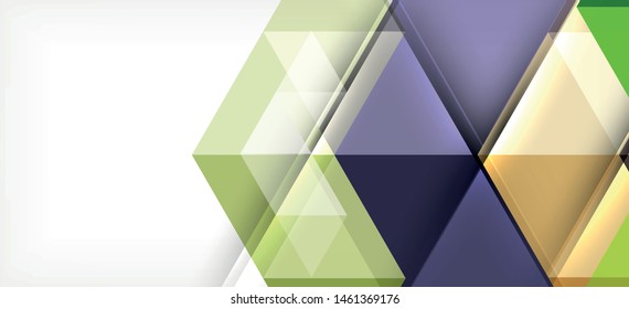 Fondo de plantilla de triángulo de mosaico moderno, gran diseño para cualquier propósito. Resumen del patrón de triángulo de diseño gráfico geométrico. Patrón de línea geométrica. Textura abstracta.