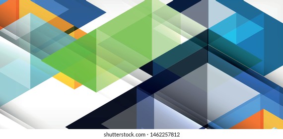 Fondo de plantilla de triángulo de mosaico moderno, gran diseño para cualquier propósito. Resumen del patrón de triángulo de diseño gráfico geométrico. Patrón de línea geométrica. Textura abstracta.