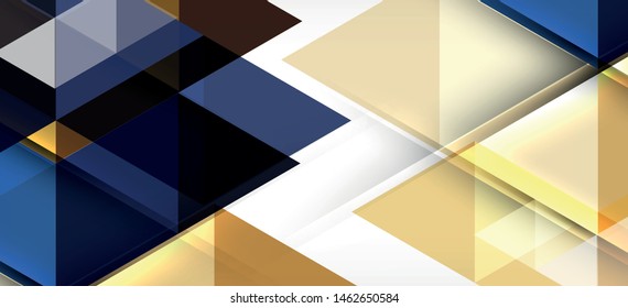 Fondo de plantilla de triángulo de mosaico moderno, gran diseño para cualquier propósito. Resumen del patrón de triángulo de diseño gráfico geométrico. Patrón de línea geométrica. Textura abstracta.